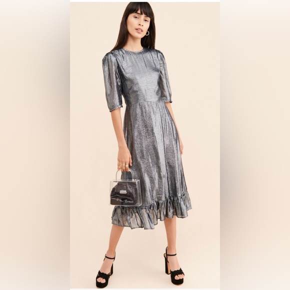 Paul& Joe Sister Majestee Dress Metallic Holiday Resort Cocktail ,size XS/S - Picture 13 of 13